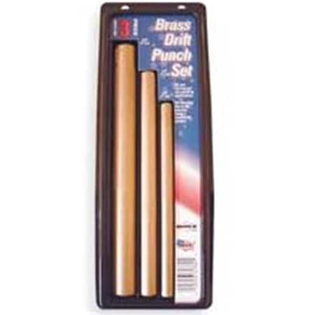 Mayhew 3Pc Brass Drift Punch MA625610